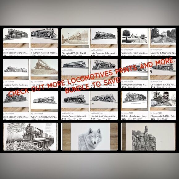 Chesapeake & Ohio Railroad
7050 Train Prints - Picture 3 of 3